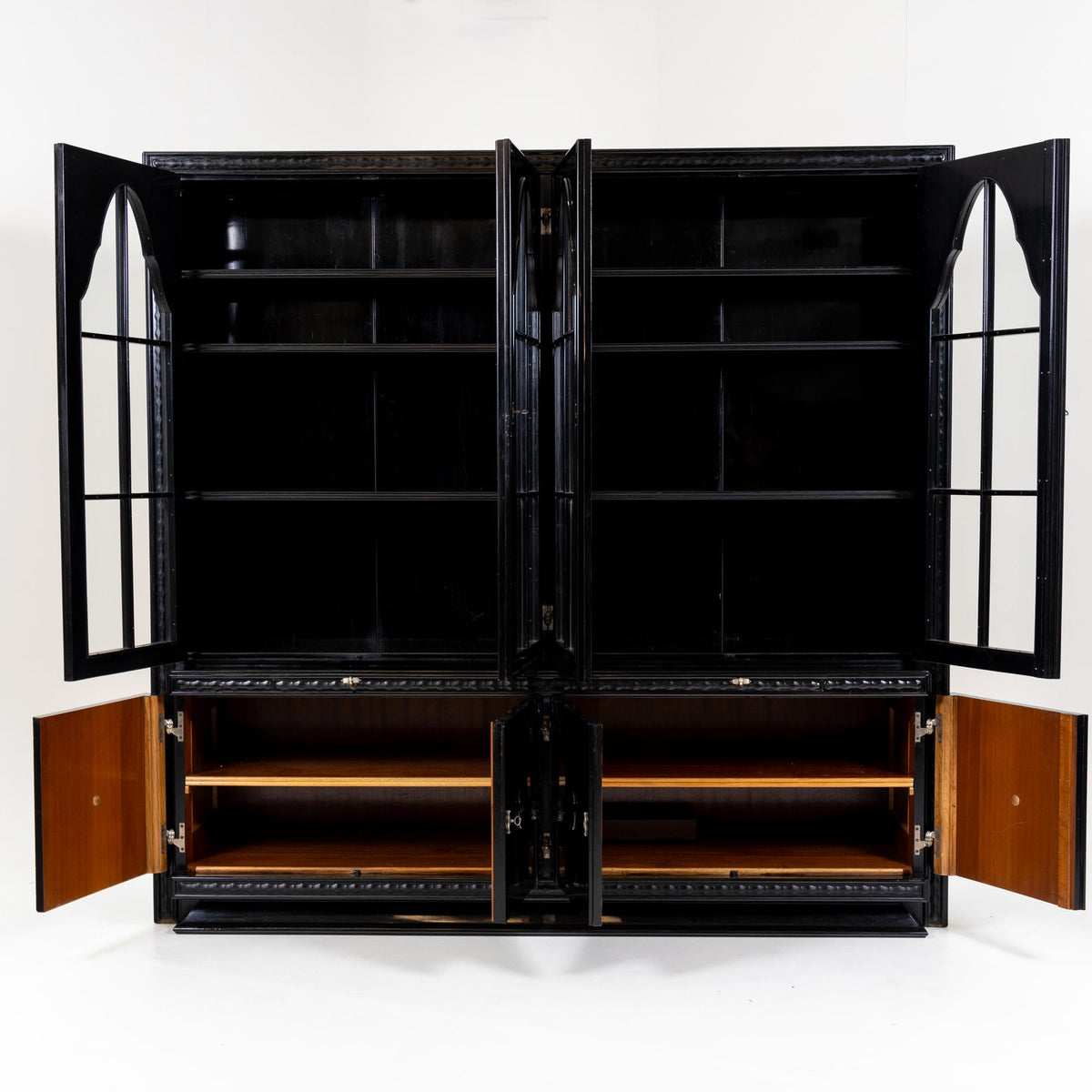 Ebonised Art Nouveau Bookcase, Vienna c. 1910