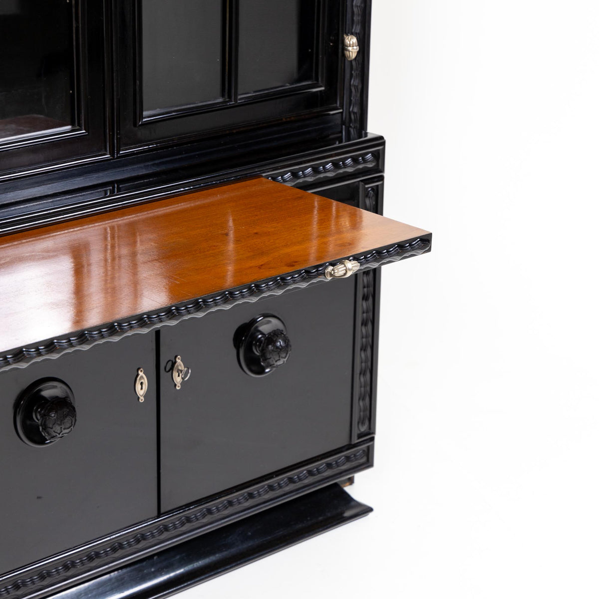Ebonised Art Nouveau Bookcase, Vienna c. 1910