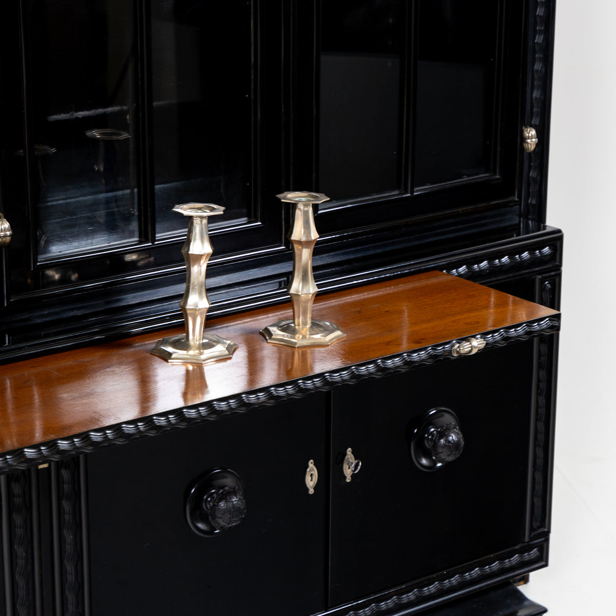 Ebonised Art Nouveau Bookcase, Vienna c. 1910