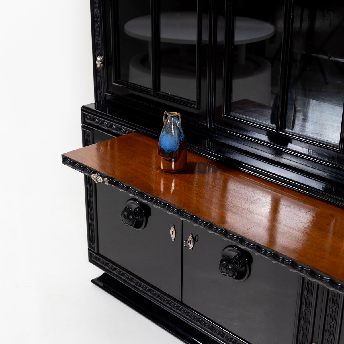 Ebonised Art Nouveau Bookcase, Vienna c. 1910