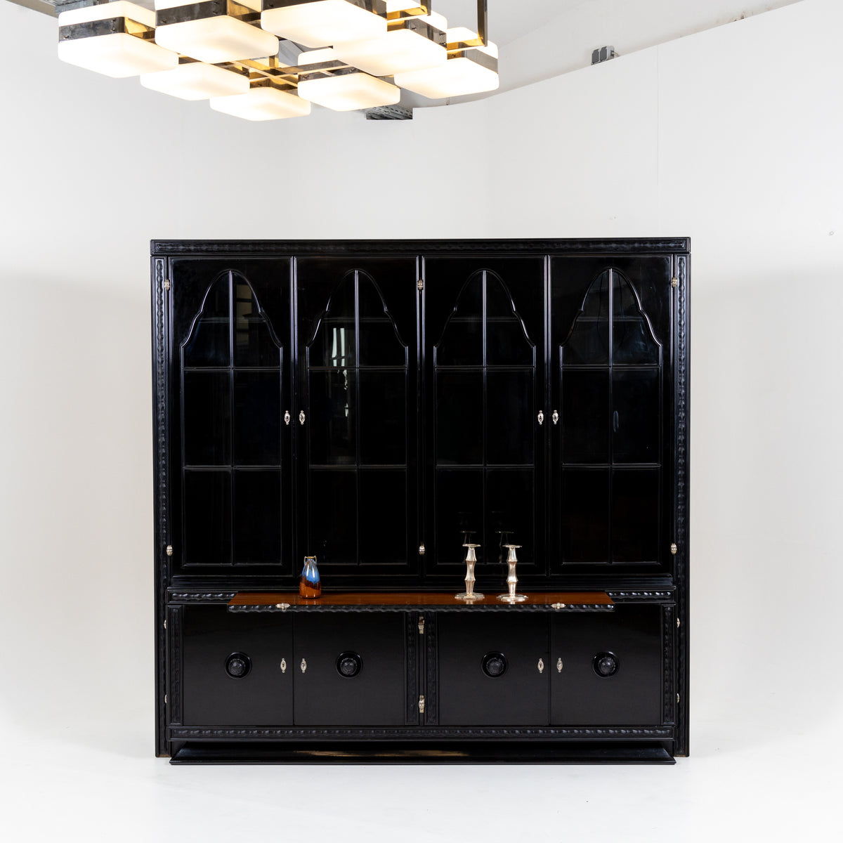 Ebonised Art Nouveau Bookcase, Vienna c. 1910