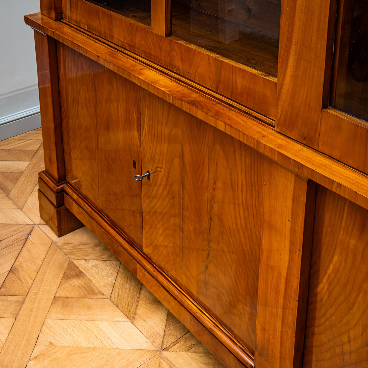 Biedermeier Cherrywood Bookcase, Germany, circa 1820