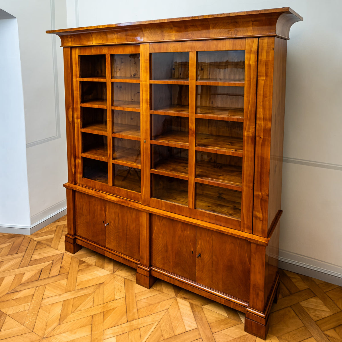 Biedermeier Cherrywood Bookcase, Germany, circa 1820