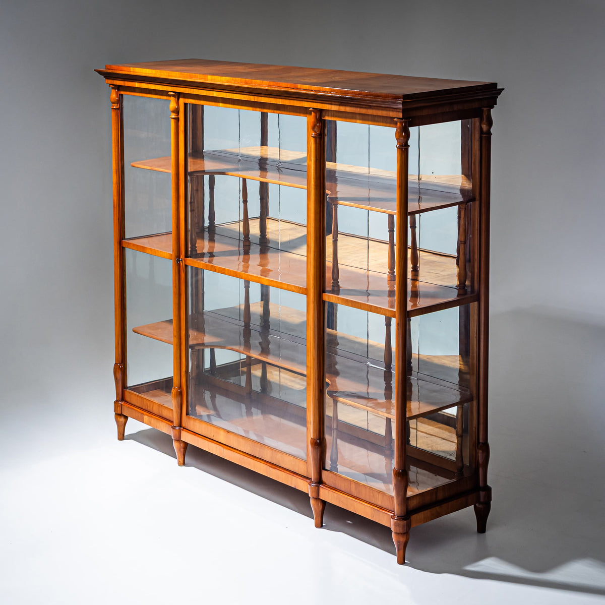 Biedermeier Display Cabinet, probably Austro-Hungarian Empire, circa 1830
