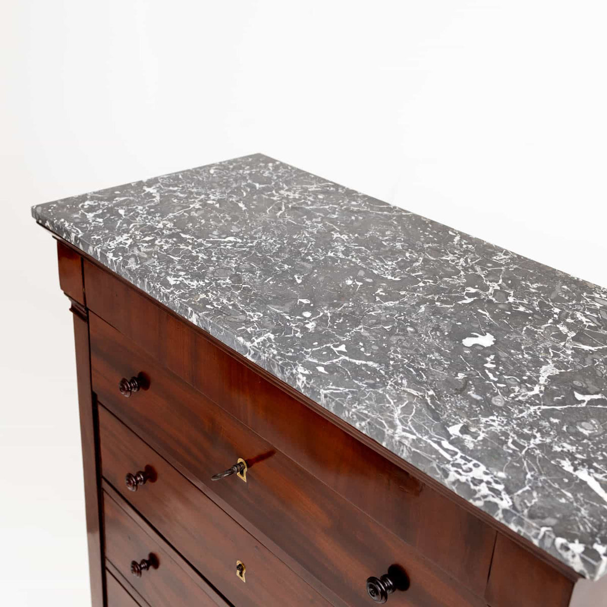 Biedermeier Semainiere with Marble Top, early 19th Century