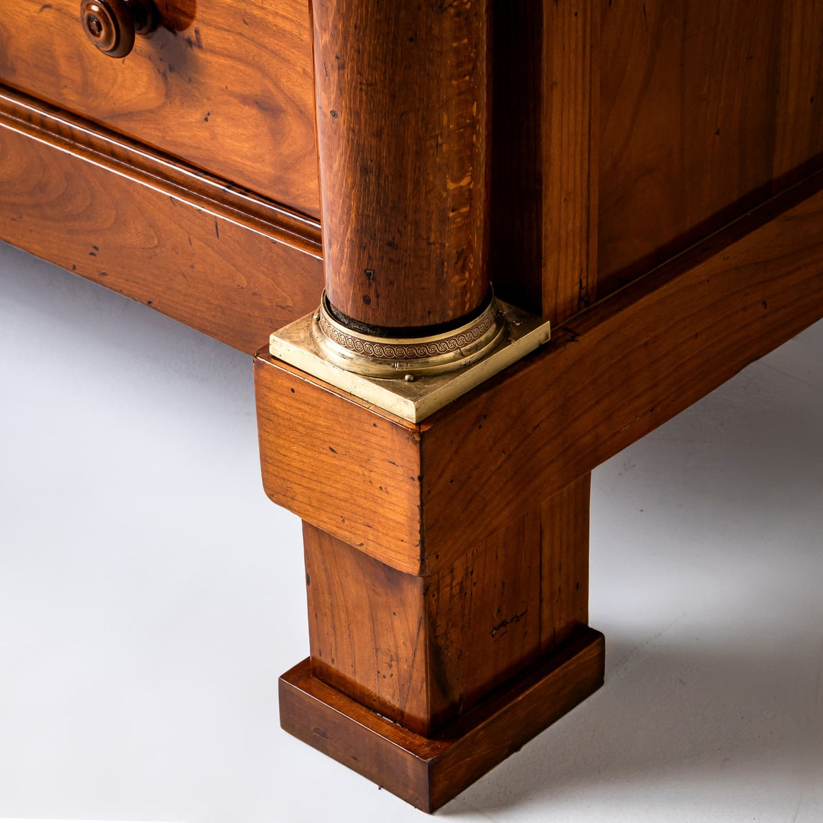 Empire Chest of Drawers with Columns, France, early 19th Century