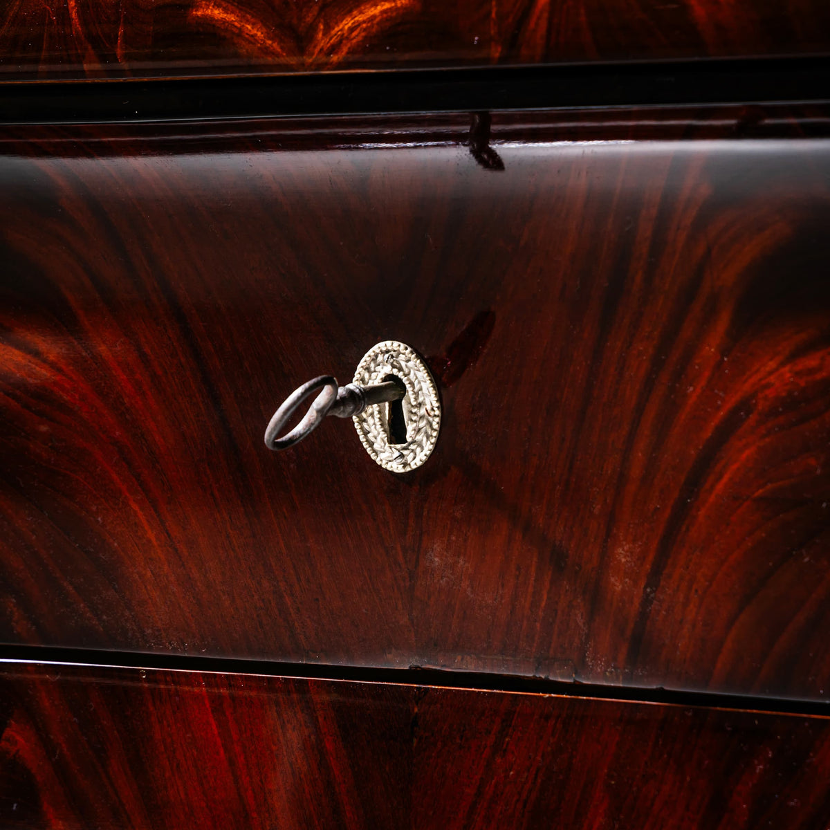 Empire Chest of Drawers in Mahogany, Spain, Early 19th Century