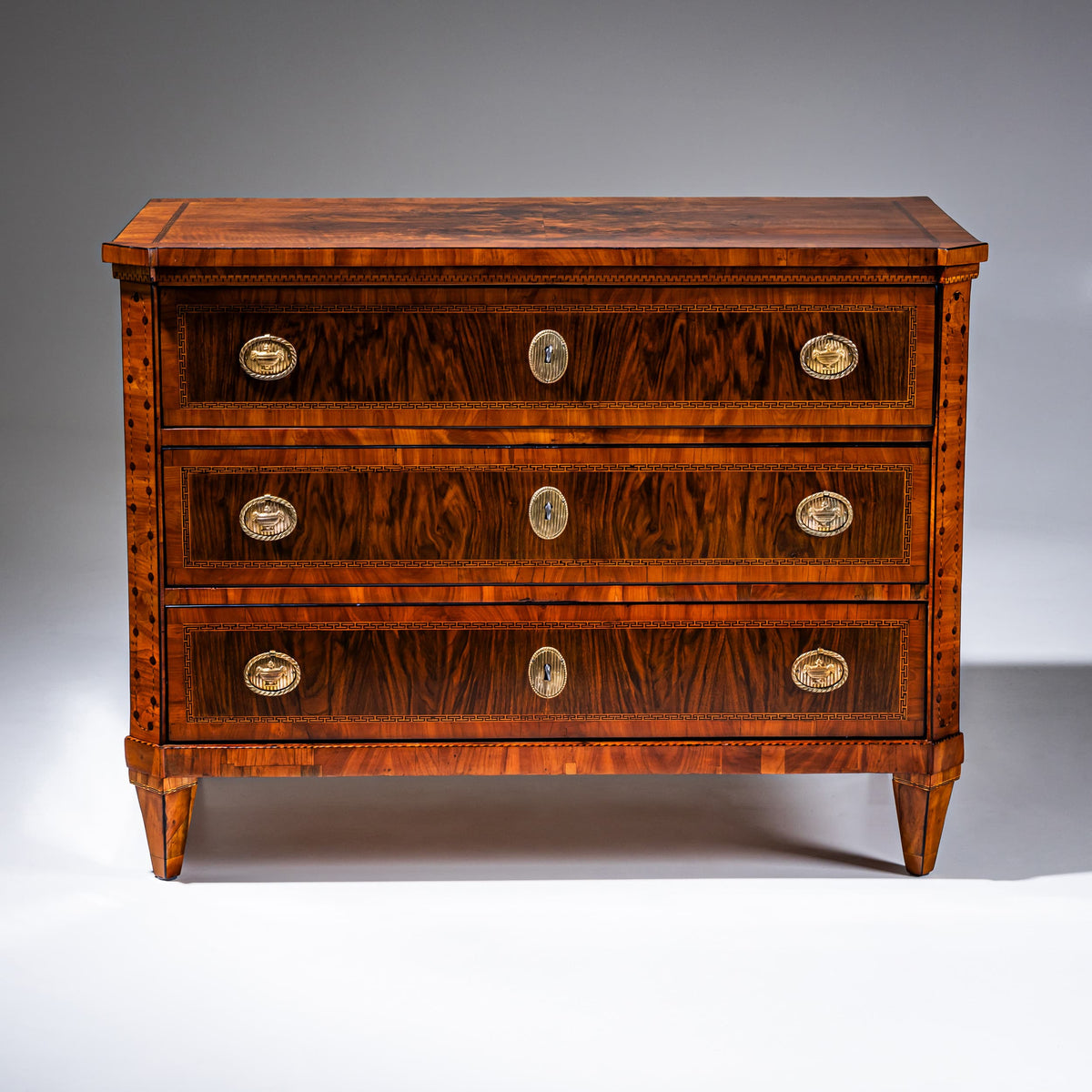 Neoclassical Chest of Drawers (Zopfstil), Dresden, circa 1780