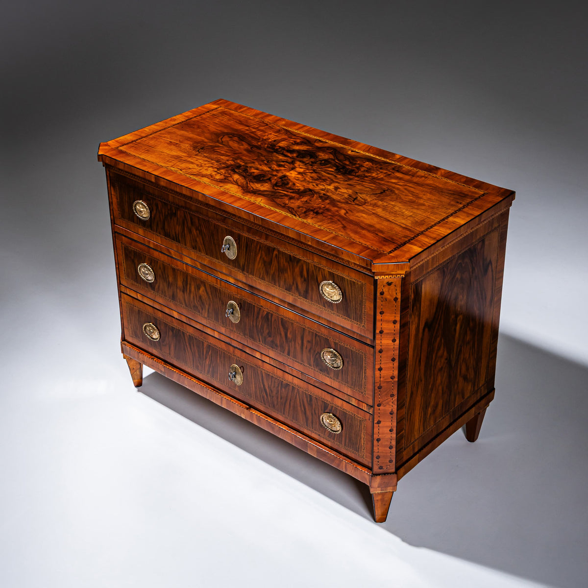 Neoclassical Chest of Drawers (Zopfstil), Dresden, circa 1780
