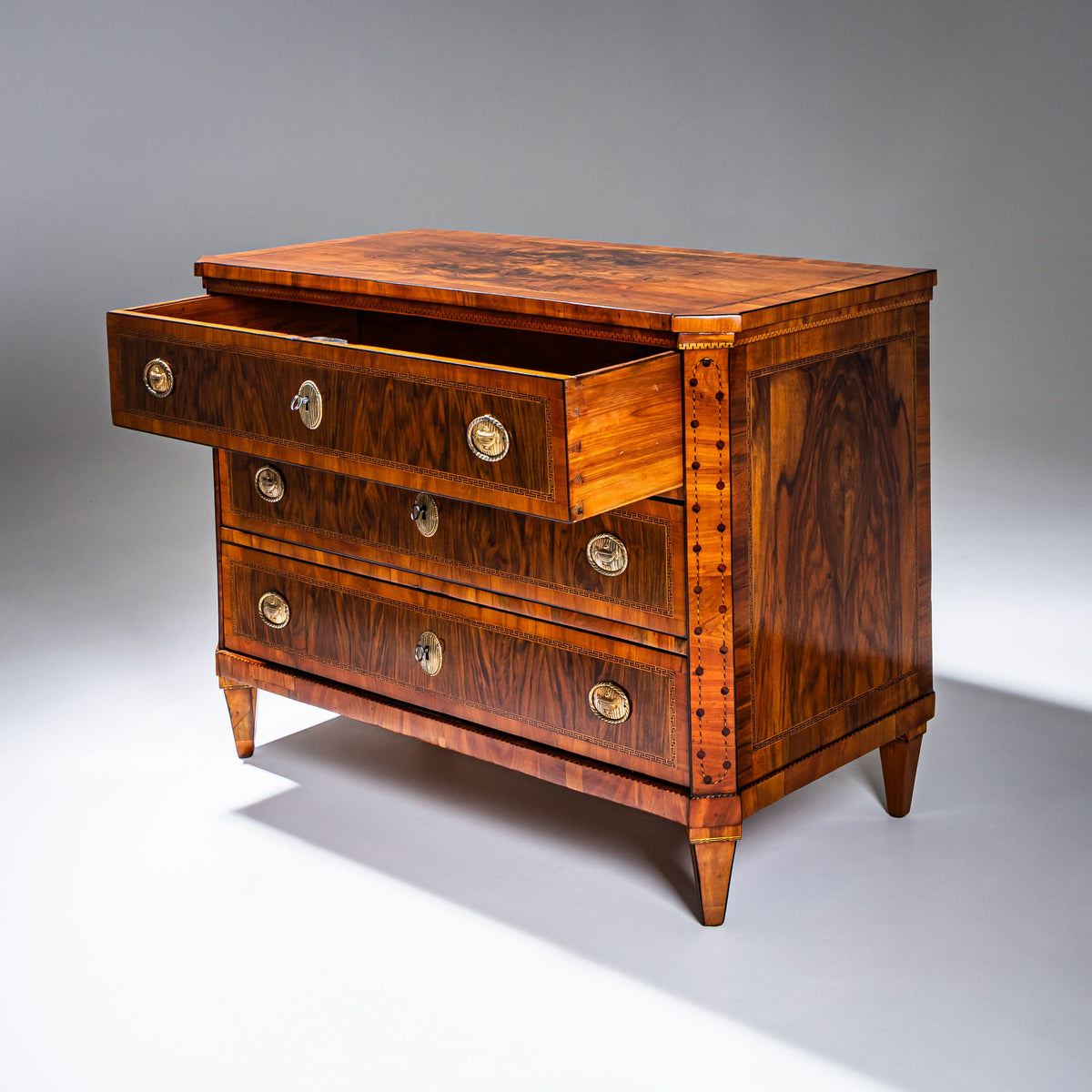 Neoclassical Chest of Drawers (Zopfstil), Dresden, circa 1780