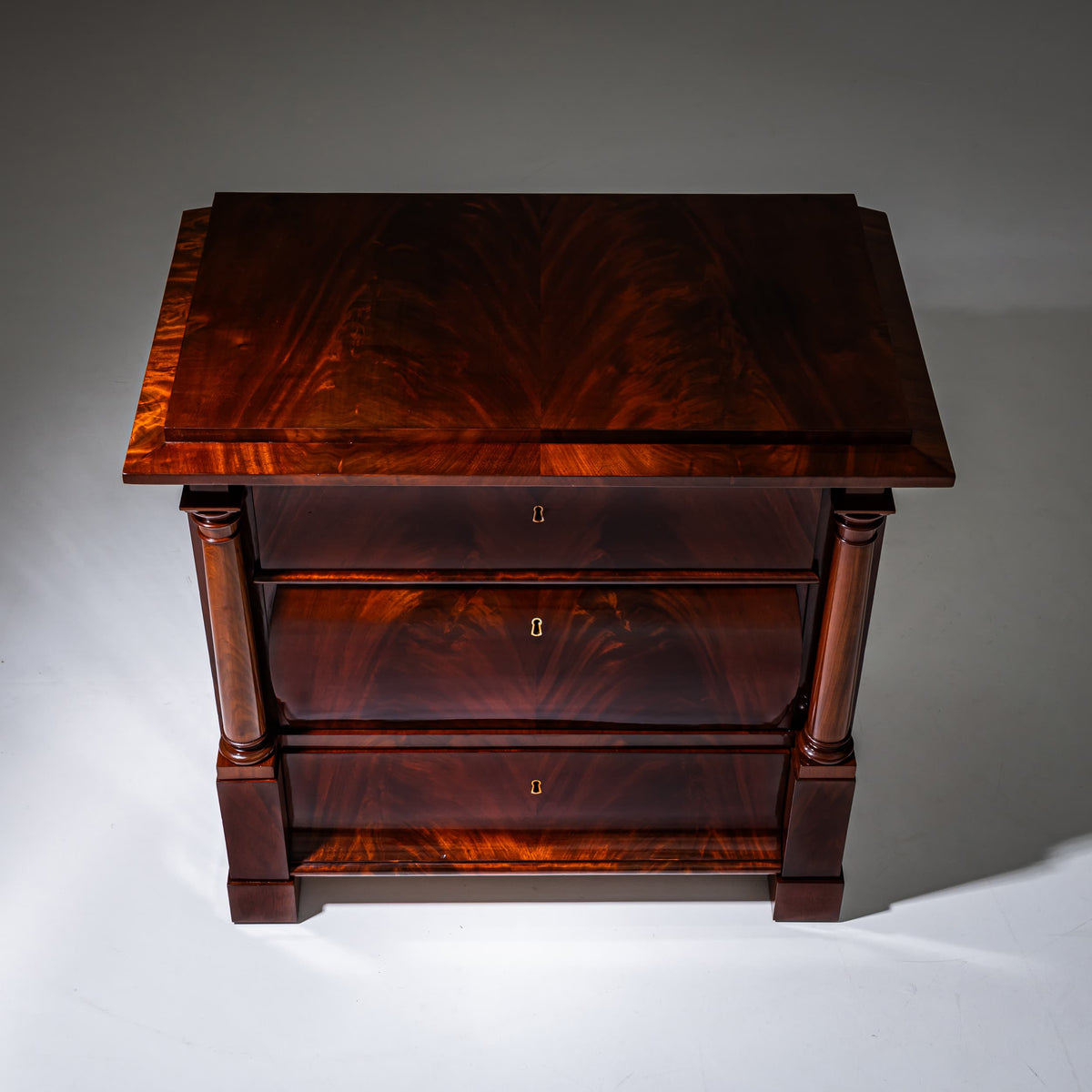 Biedermeier Mahogany Chest of Drawers, Northern Germany, circa 1820