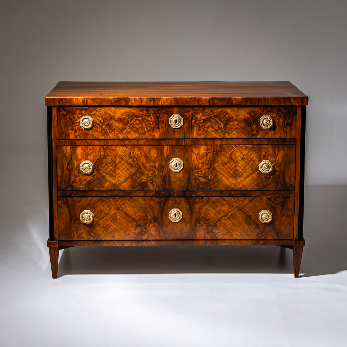 Biedermeier Walnut Chest of Drawers, Austria, circa 1820