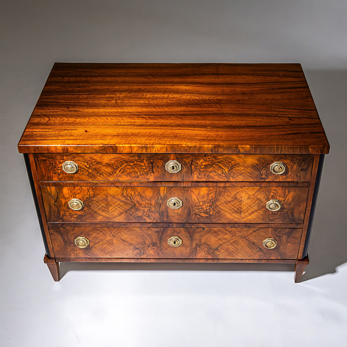 Biedermeier Walnut Chest of Drawers, Austria, circa 1820