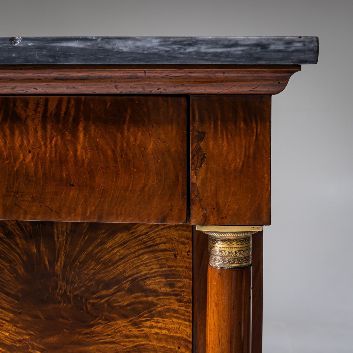 Pair of Chests of Drawers with Marble Tops, Italy, Circa 1820