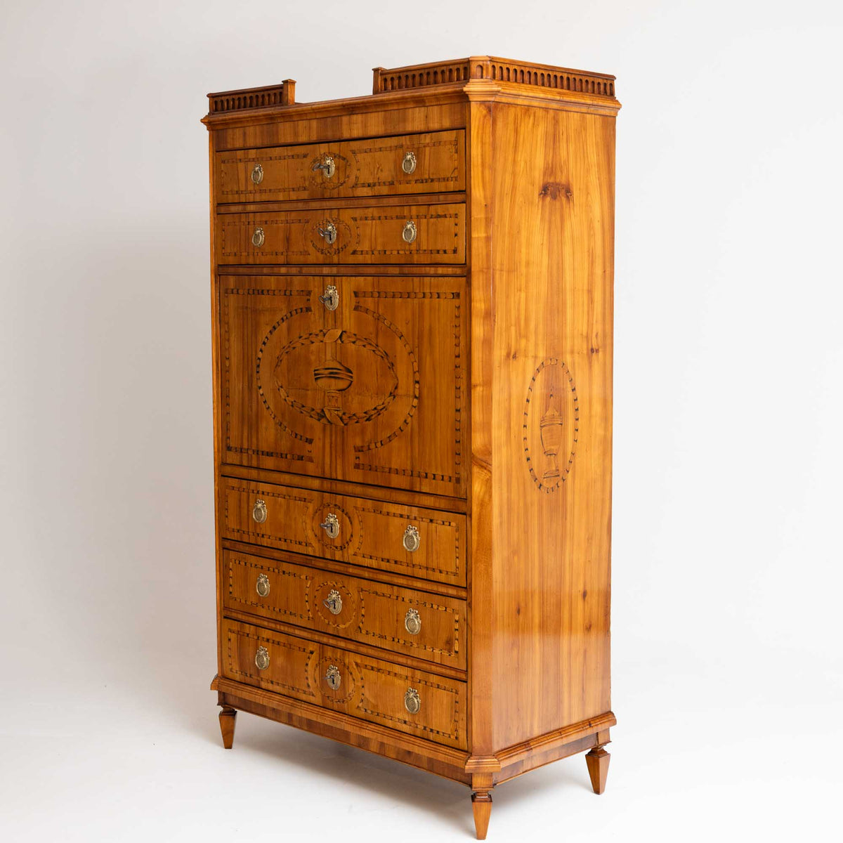 Louis XVI Secretaire with Urn Decoration, around 1790