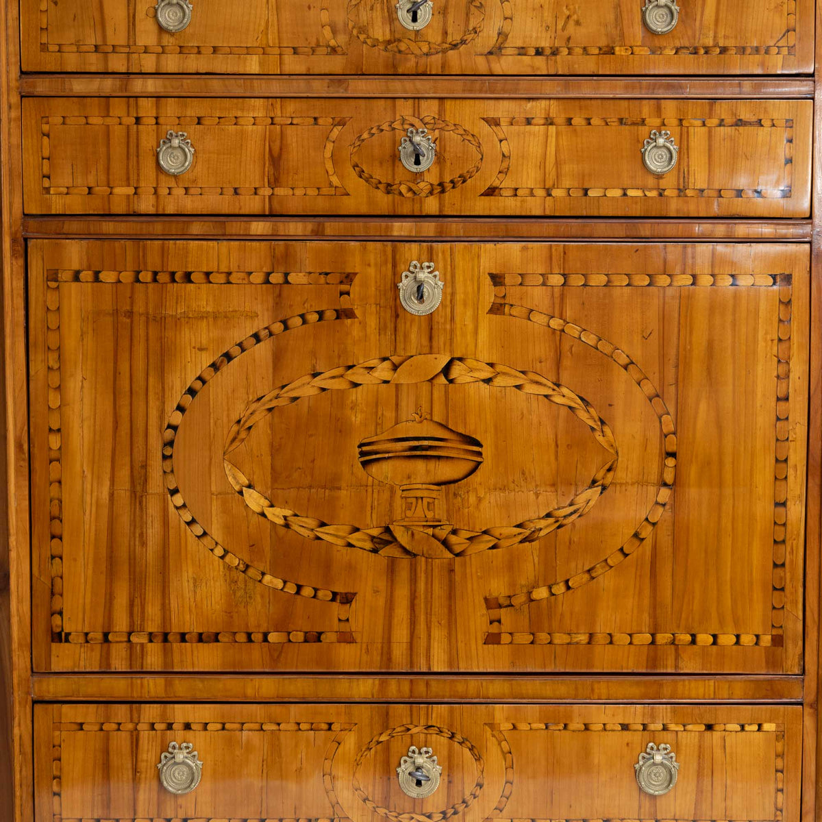 Louis XVI Secretaire with Urn Decoration, around 1790