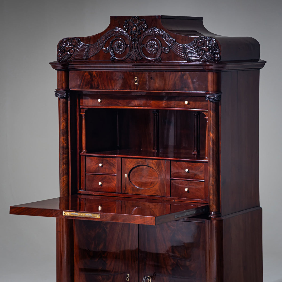 Louis Philippe Secretary Desk, Second Half of the 19th Century