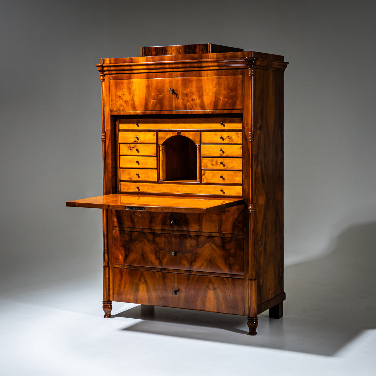 Biedermeier Secretary Desk, circa 1840