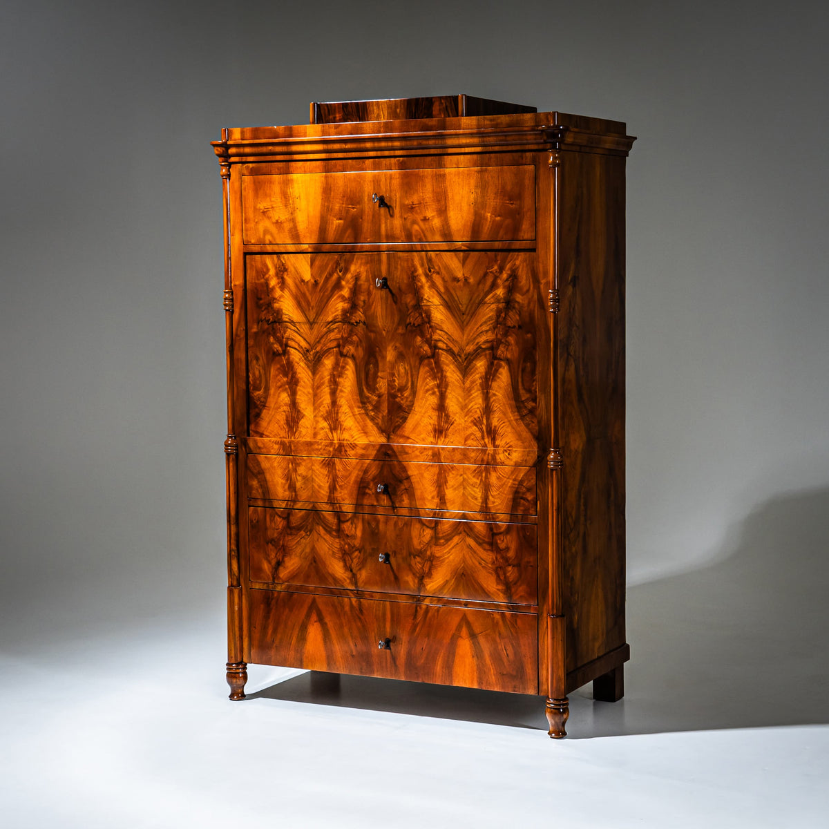 Biedermeier Secretary Desk, circa 1840