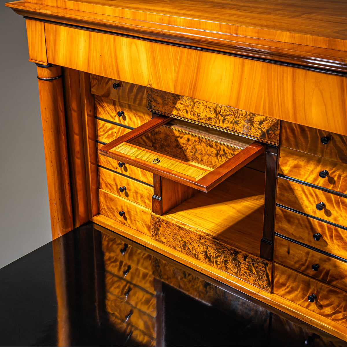 Biedermeier Secretary Desk, Central Germany, circa 1830