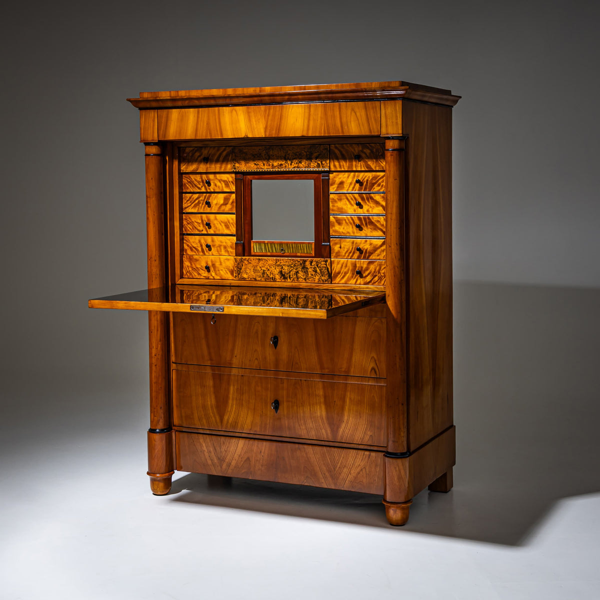 Biedermeier Secretary Desk, Central Germany, circa 1830