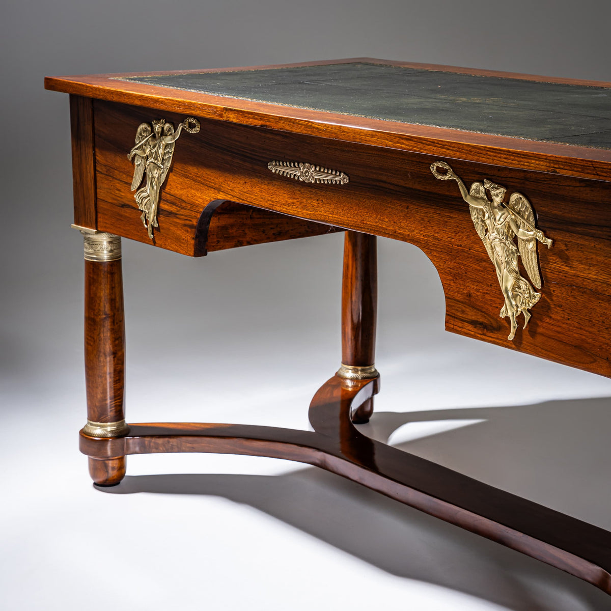 Charles-X-Stil Bureau-Plat, Frankreich, 19. Jahrhundert