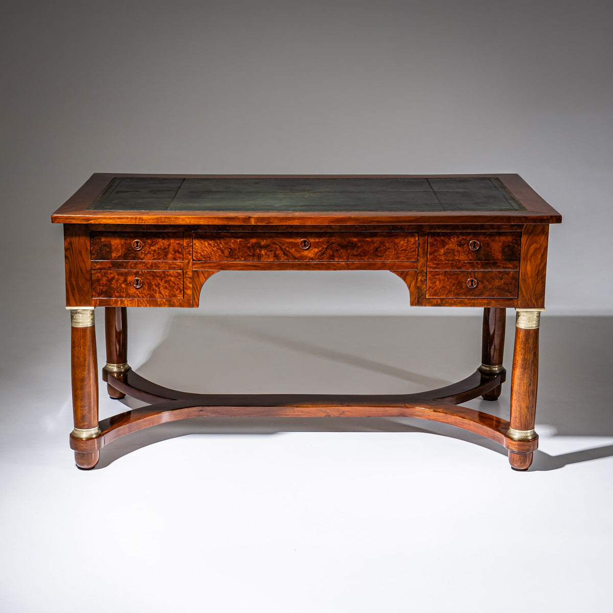 Charles-X-Stil Bureau-Plat, Frankreich, 19. Jahrhundert