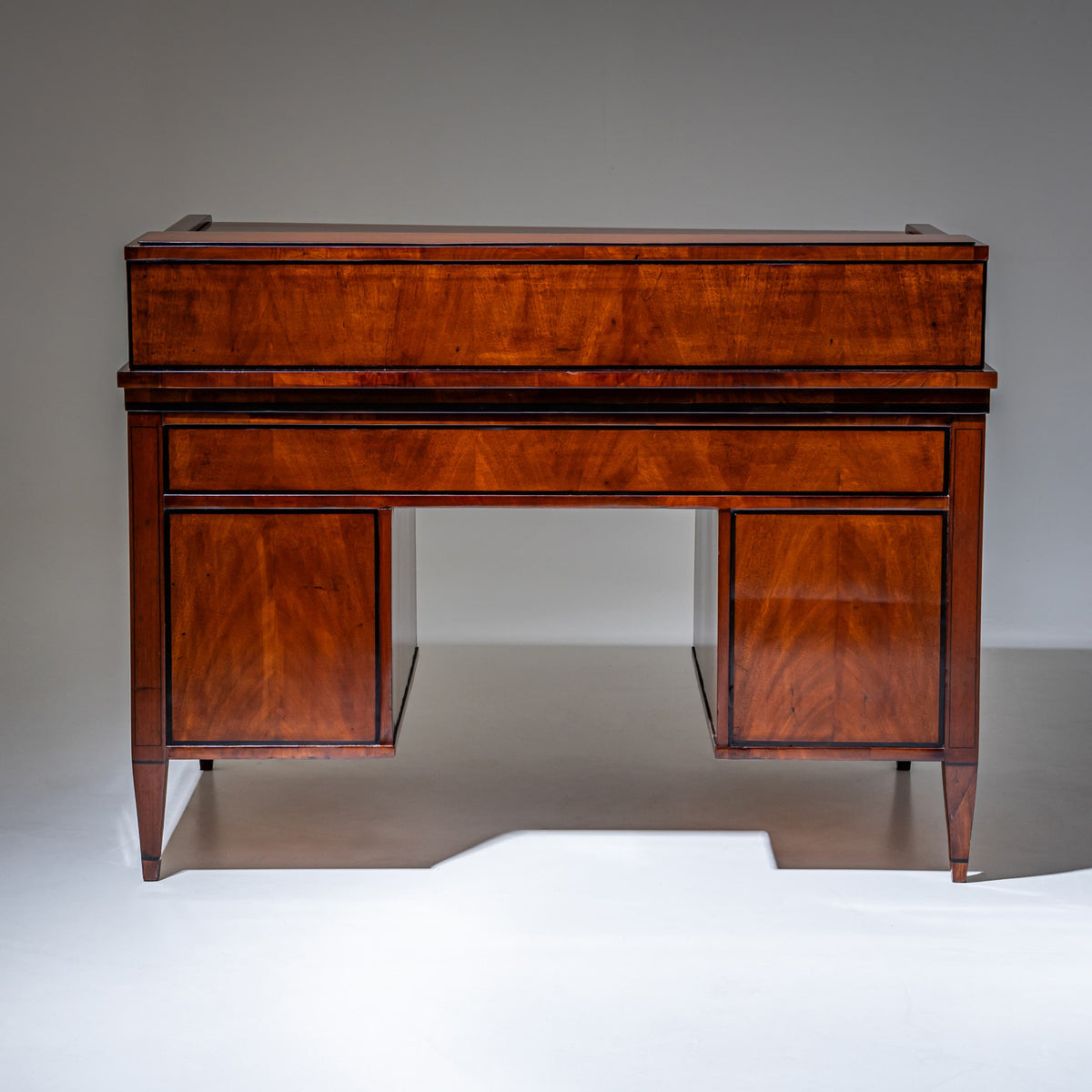 Early Biedermeier Mechanical Desk, Formerly Owned by Charles Schulmeister, Austria, Probably Vienna, Early 19th Century
