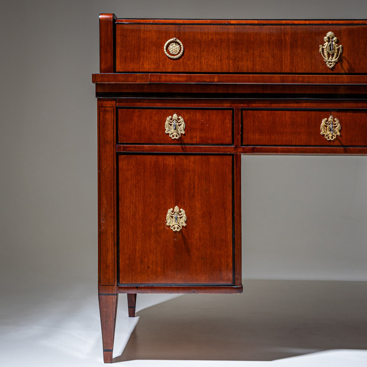 Early Biedermeier Mechanical Desk, Formerly Owned by Charles Schulmeister, Austria, Probably Vienna, Early 19th Century