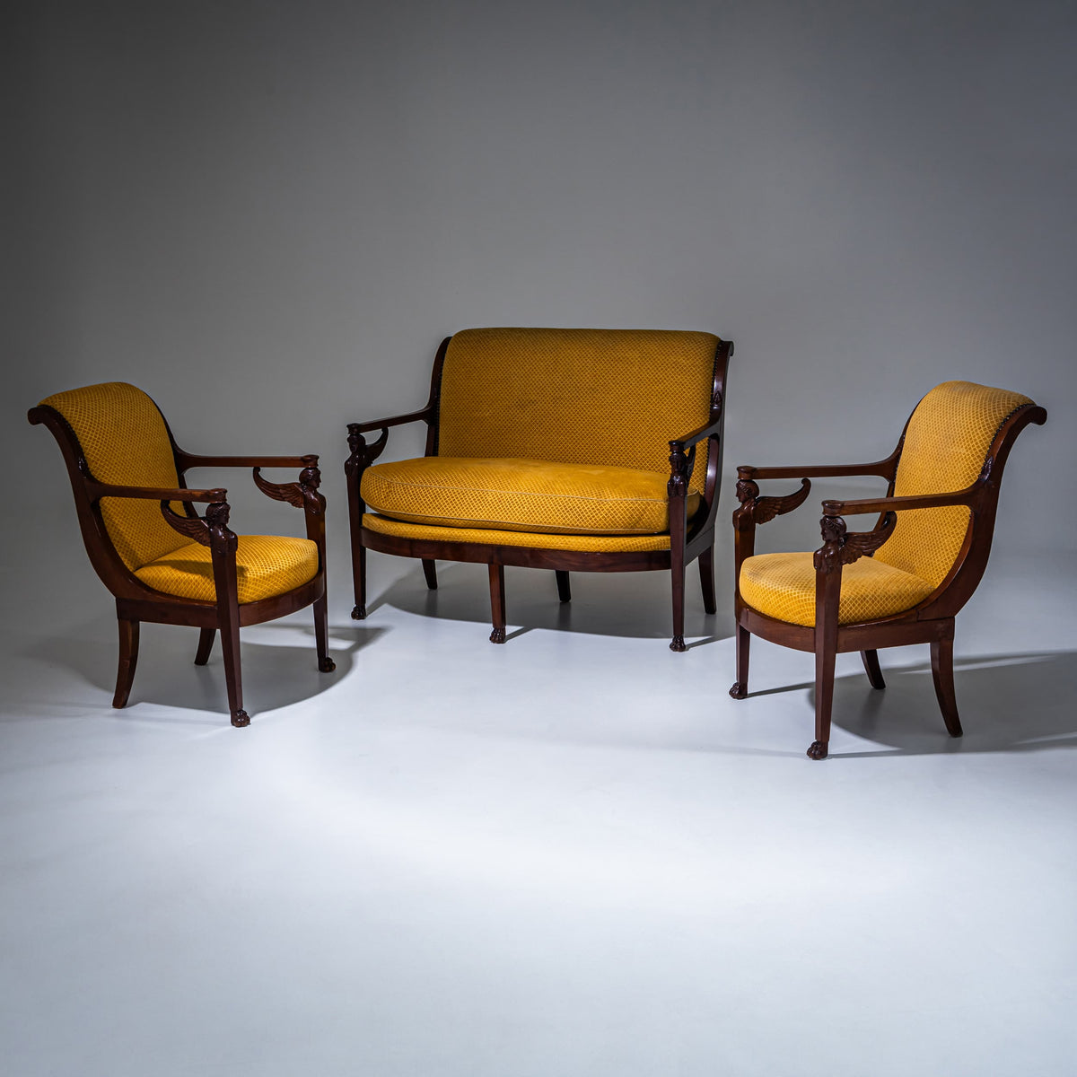 Empire Seating Suite, stamped Henri Jacob (Master 1779), France, Early 19th Century