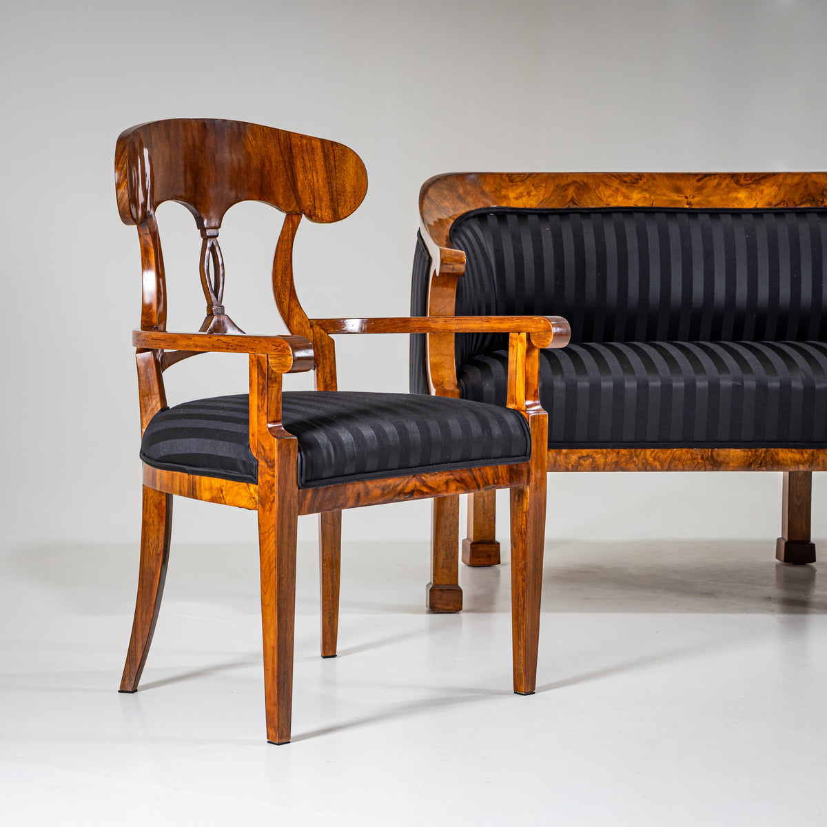 Biedermeier Sofa, deutsch, um 1820