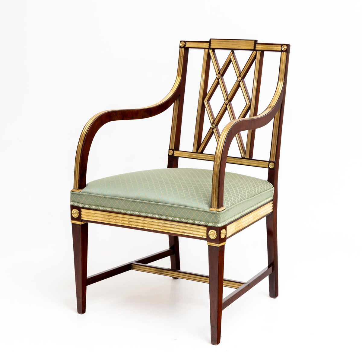 Pair of Neoclassical Armchairs, Baltic States, Late 18th Century