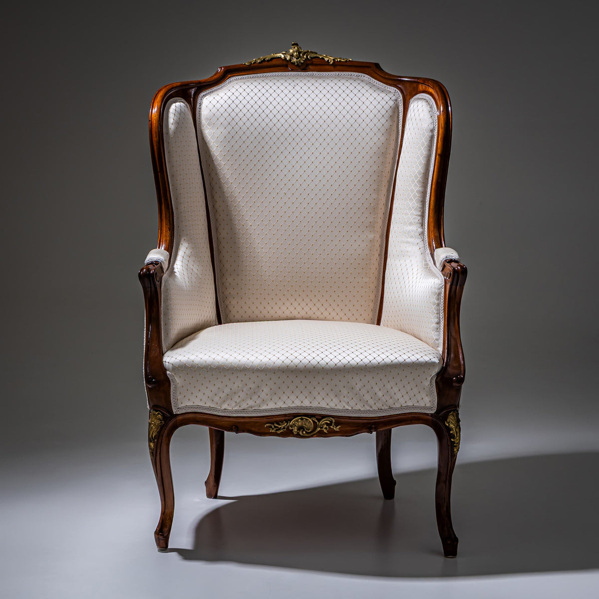 Louis XV Style Wingback Chair, Dresden / Germany, circa 1880