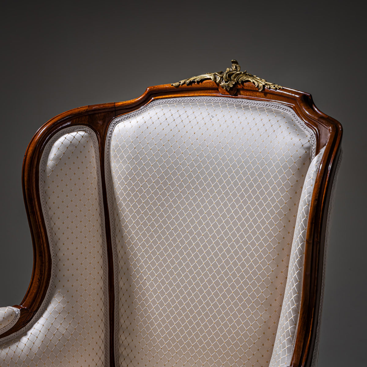 Louis XV Style Wingback Chair, Dresden / Germany, circa 1880
