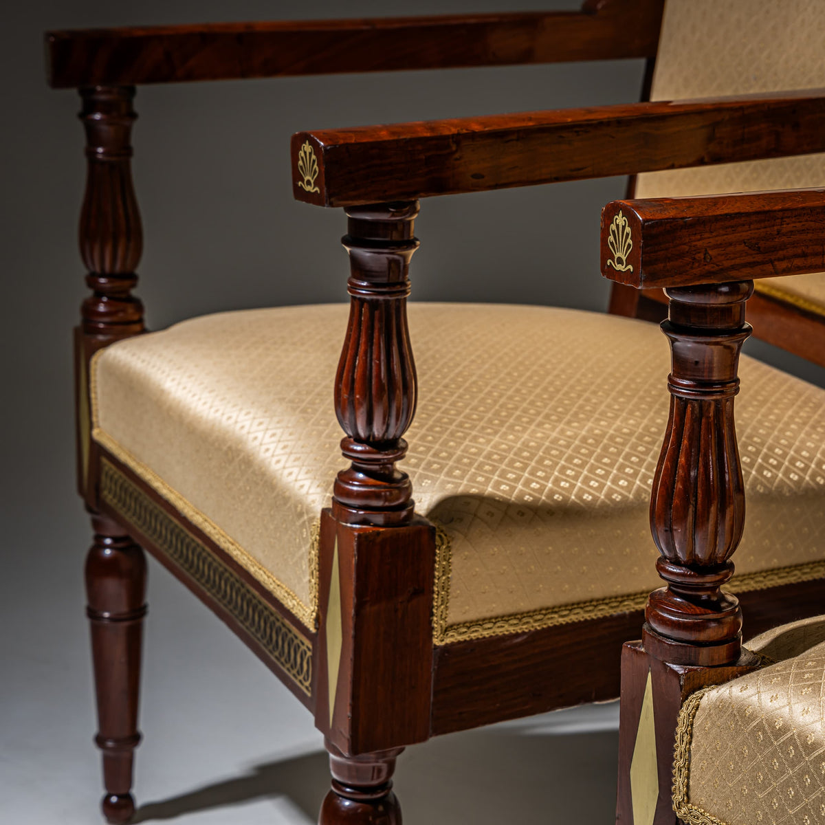Pair of Armchairs, Consulat Period, France, Late 18th Century