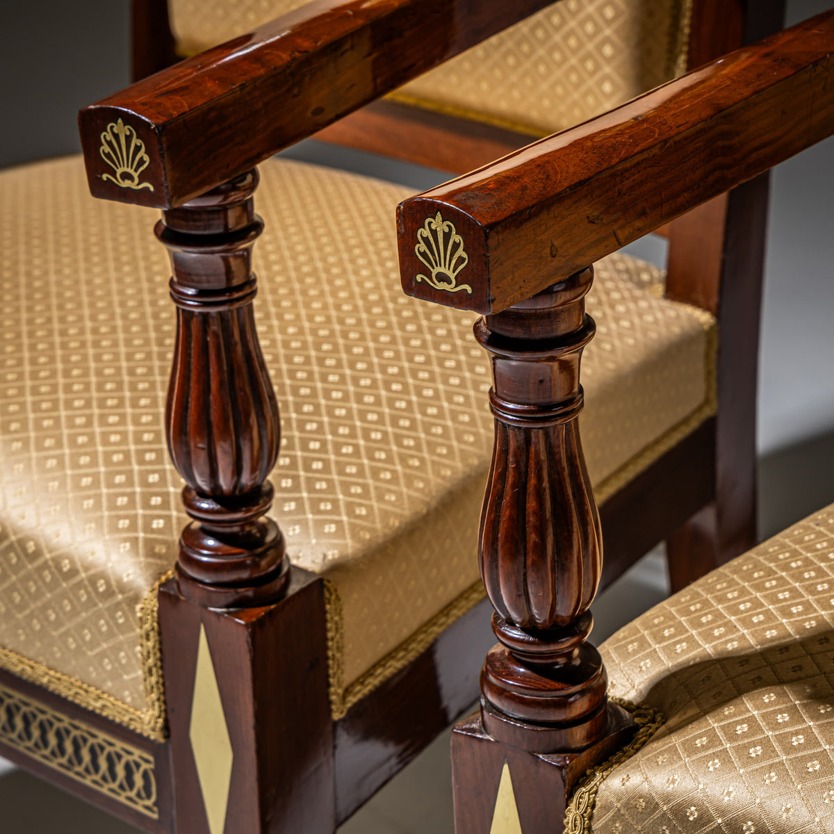 Pair of Armchairs, Consulat Period, France, Late 18th Century