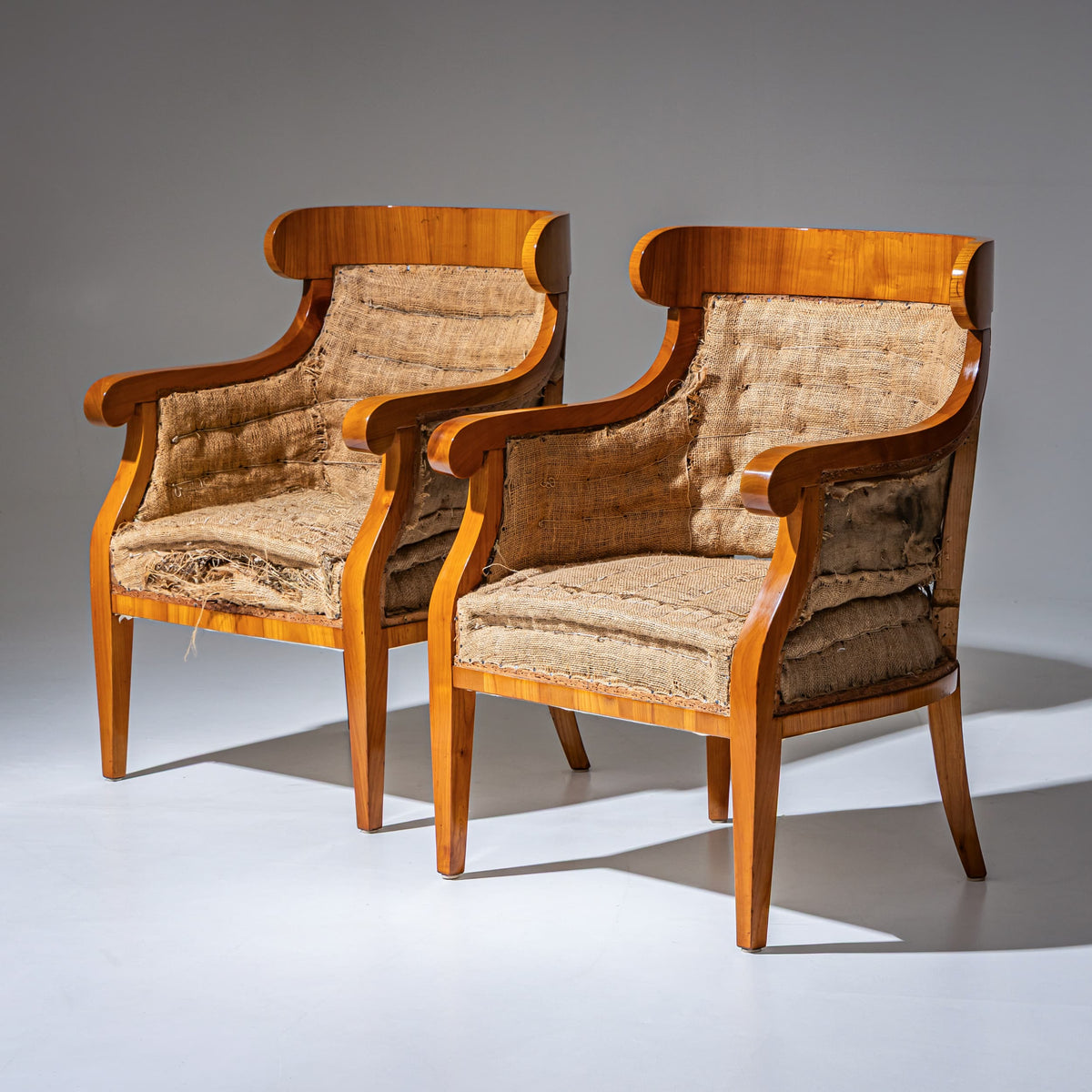 Pair of Biedermeier Bergères, Austria, circa 1830