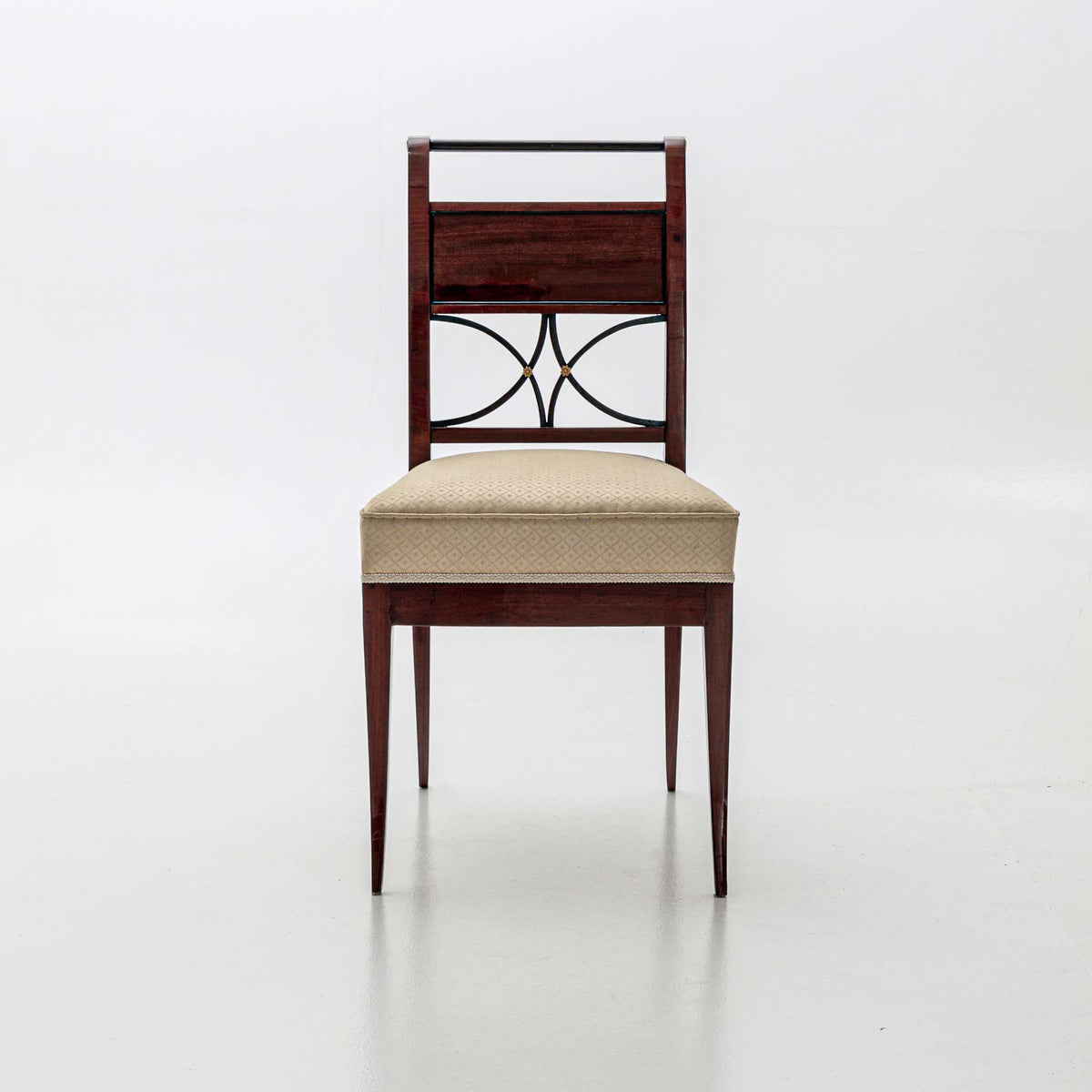 Satz von sechs Biedermeier Stühlen, um 1830