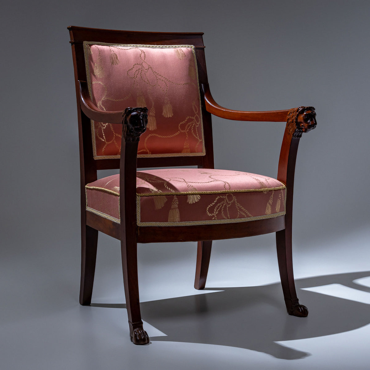 Empire Armchairs, Pierre-Benoît Marcion, France, circa 1810