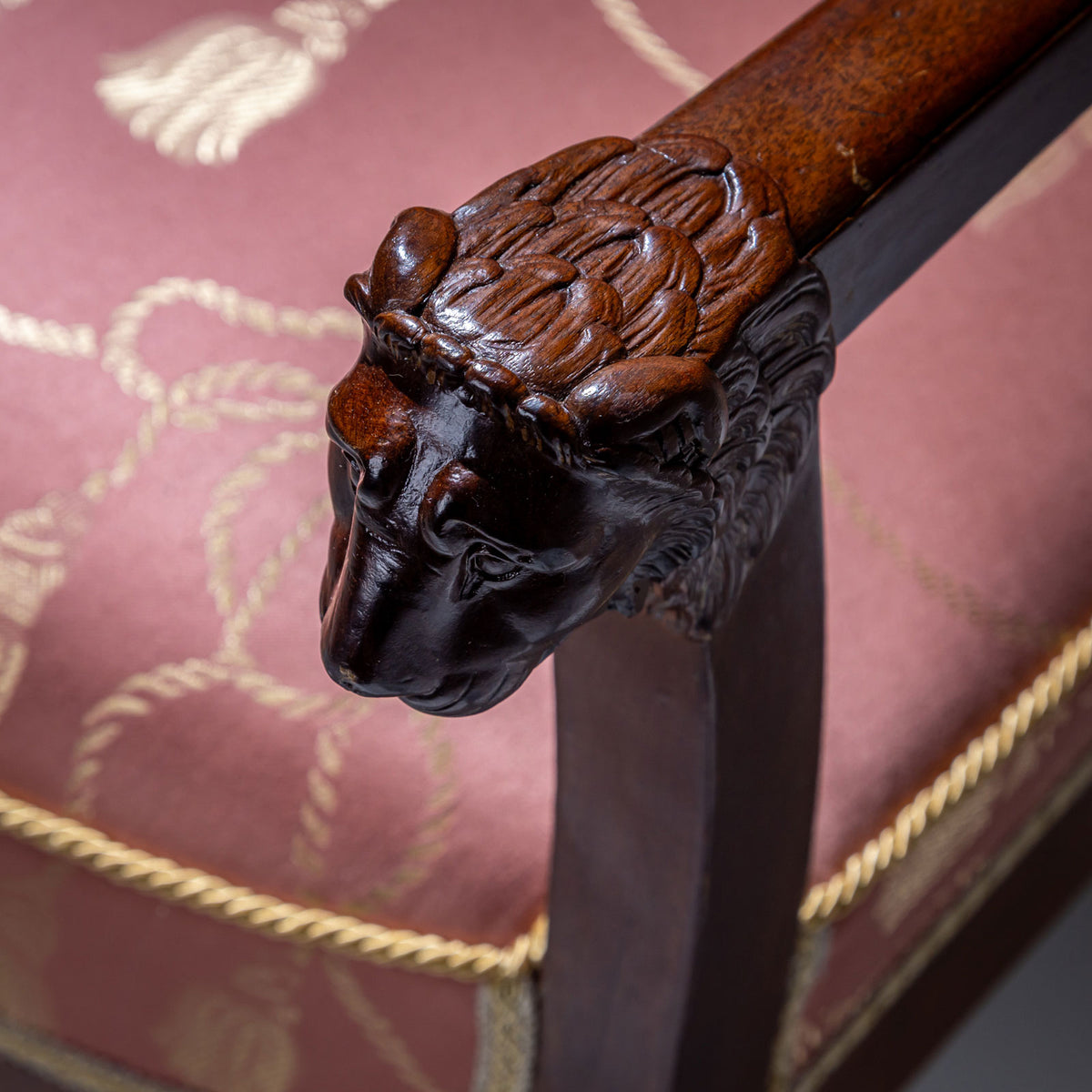 Empire Armchairs, Pierre-Benoît Marcion, France, circa 1810
