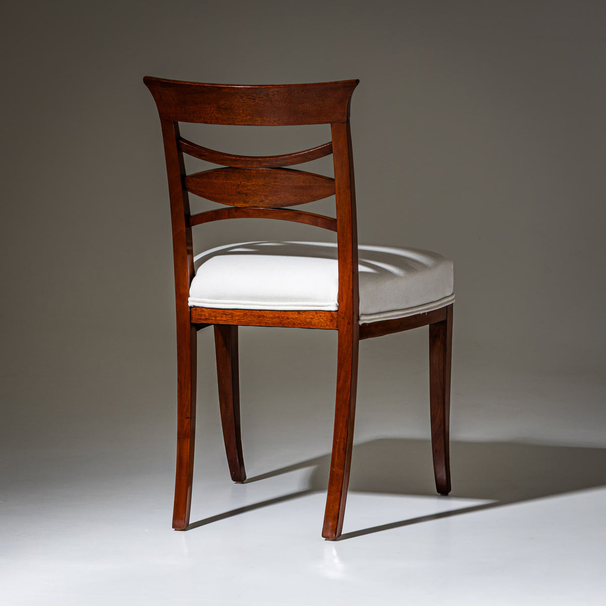 Vier Biedermeier Beistellstühle, 1. Hälfte 19. Jahrhundert