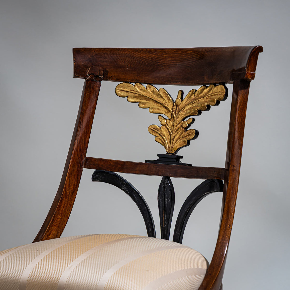 Biedermeier Beistellstuhl, Mitteldeutschland, um 1835–1840