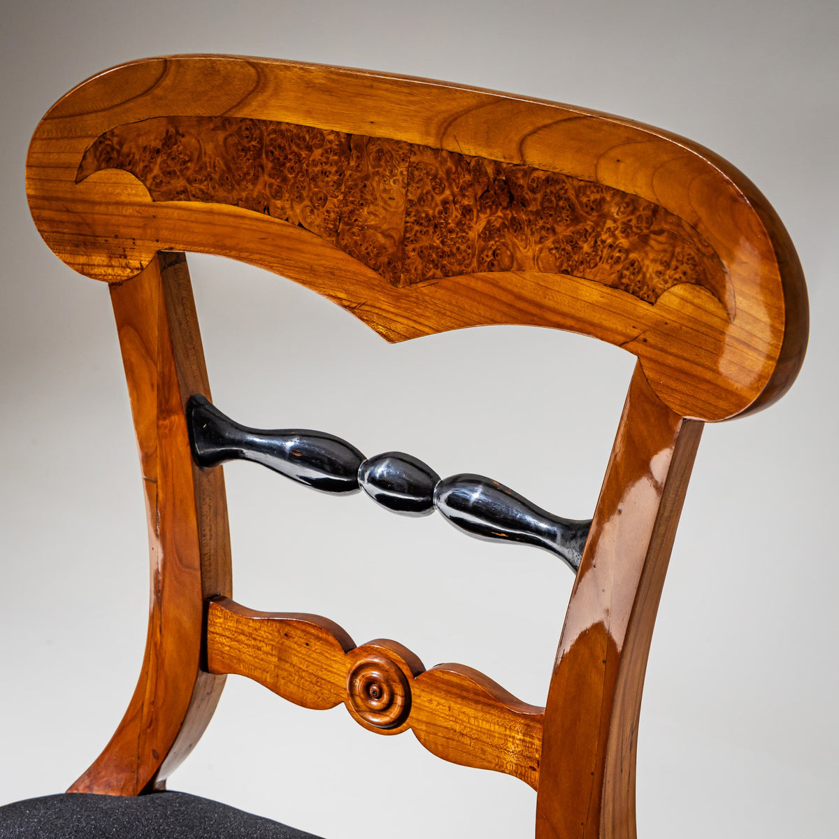 Paar Biedermeier Schaufelstühle, um 1830