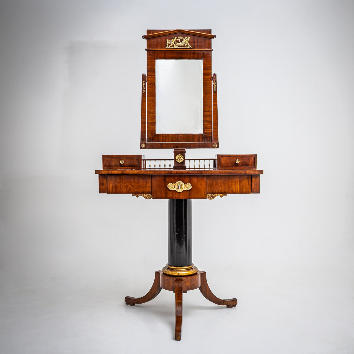 Dressing Table in Mahogany, probably Denmark circa 1830