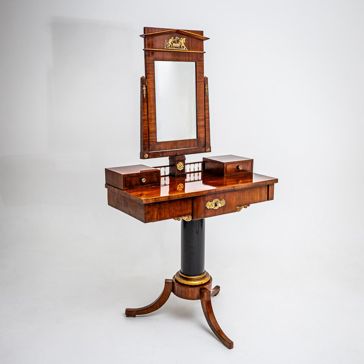 Dressing Table in Mahogany, probably Denmark circa 1830