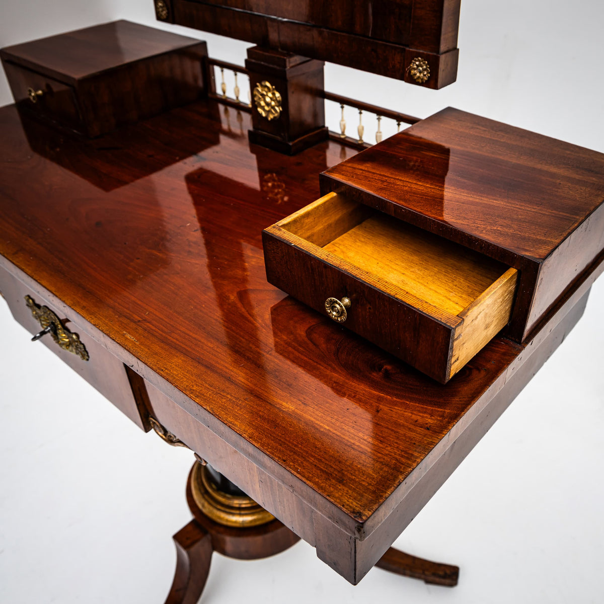 Dressing Table in Mahogany, probably Denmark circa 1830