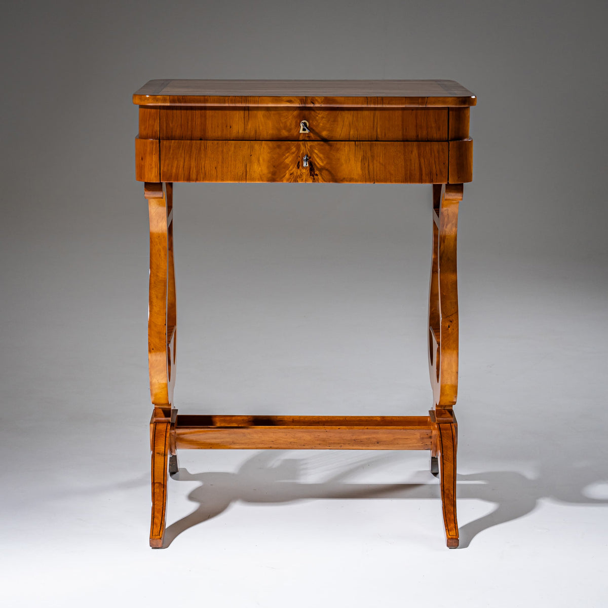 Biedermeier Sewing Table, probably Saxony, circa 1830