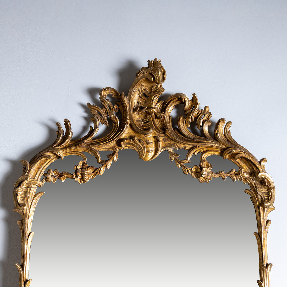 Großer Rococo Pfeilerspiegel, 18. Jahrhundert