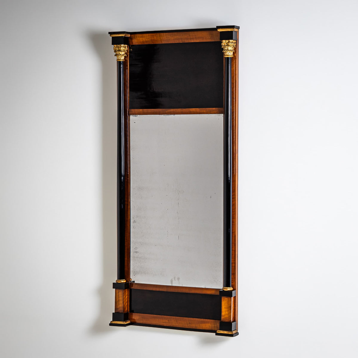 Biedermeier Pfeilerspiegel, um 1810