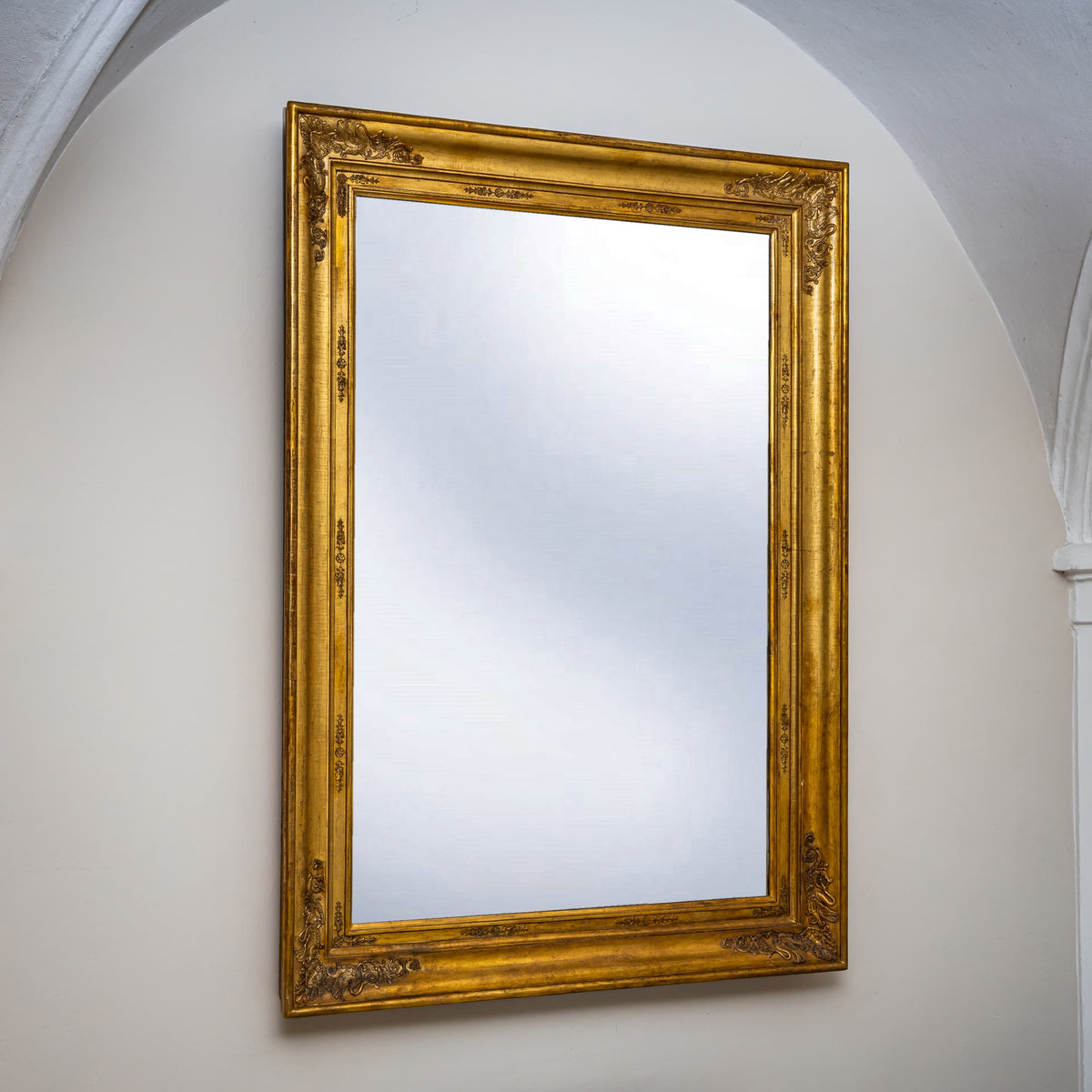 Large Gilt Empire Wall Mirror, Early 19th Century